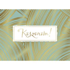 Köszönöm Kísérő Kártya