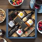 Prémium Lekvár és Szörp Ajándékcsomag Bonbonnal és Csokoládéval