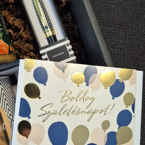 Sós Karamellás Születésnapi Kényeztetés – Ajándékcsomag Férfiaknak