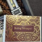 Pisztácia krémes névnapi ajándékcsomag