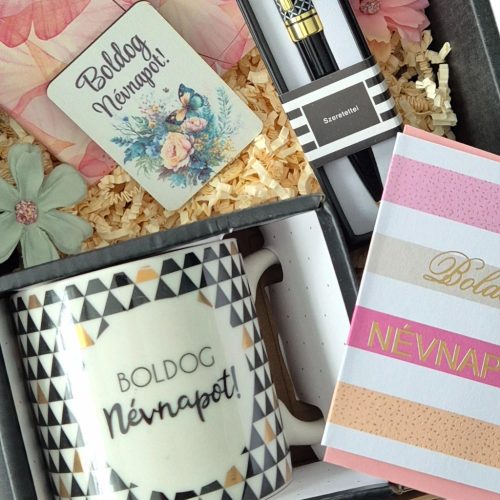 Virágos Névnapi Kényeztetés – Ajándékcsomag Nőknek