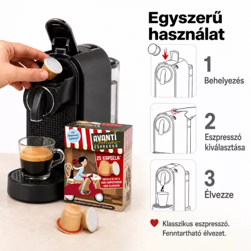Avanti Julietta Espresso kapszulás