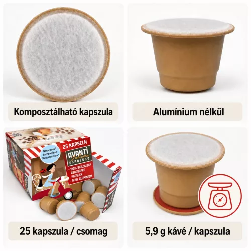 Avanti Julietta Espresso kapszulás