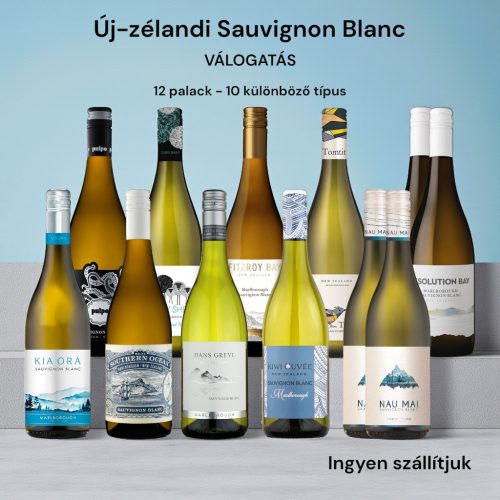 12 palackos Sauvignon Blanc borvalogatas