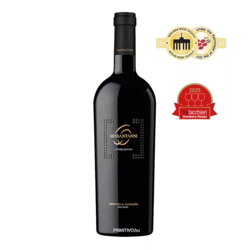 Primitivo di Manduria Limited Edition valogatas fadobozban