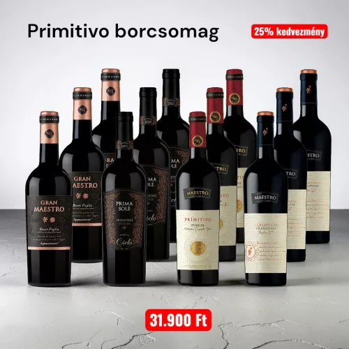 Cielo Primitivo borcsomag 12 palack