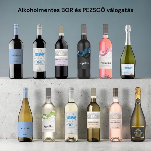 Alkoholmentes bor és pezsgő kóstolócsomag
