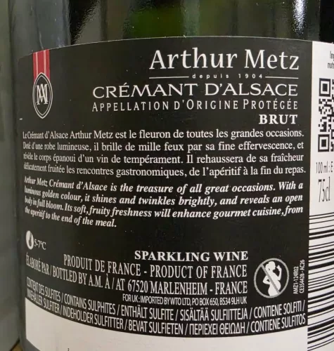 Crémant Prestige Brut - Arthur Metz