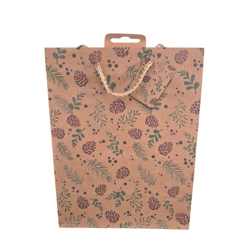 Karácsonyi ajándéktasak tobozos