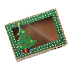 Karácsonyi ablakos doboz fenyőfa