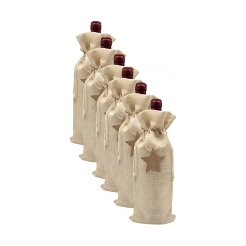 Boros jutazsák világos drapp