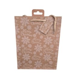 Hópelyhes karácsonyi ajándéktasak