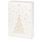 Prémium karácsonyi borosdoboz fehér