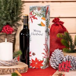 Karácsonyi borosdoboz 1 palack borhoz