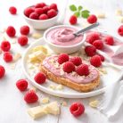 Fehércsokis Málnakrém