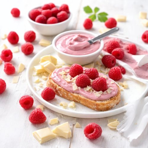 Fehércsokis Málnakrém