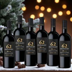  San Marzano 62 Anniversario Primitivo di Manduria Riserva – 6 évjáratos exkluzív válogatás