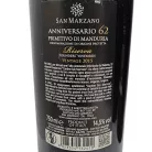 San Marzano 62 Anniversario Primitivo di Manduria Riserva – 6 évjáratos exkluzív válogatás
