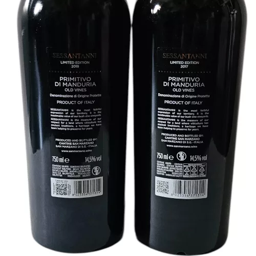 San Marzano Sessantanni Primitivo di Manduria Limited Edition – 2 évjáratos válogatás
