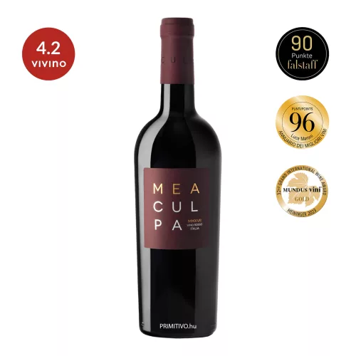 Mea Culpa vörösbor - Cantine Minini – díszdobozban