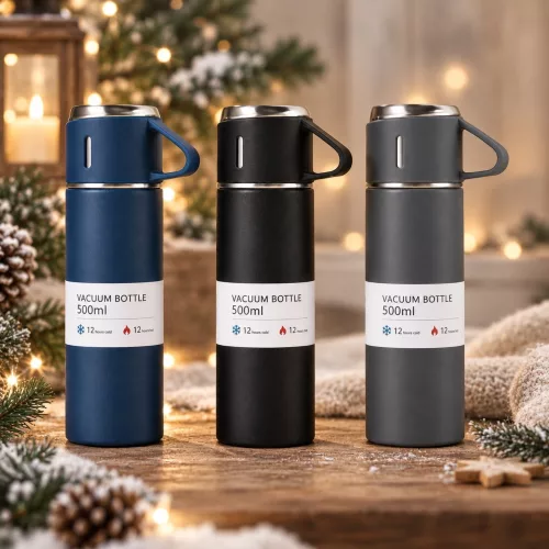 500 ml-es prémium termosz szett 2 pohárral