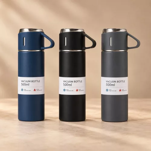 500 ml-es prémium termosz szett 2 pohárral